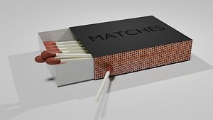 3D Matches Box model
