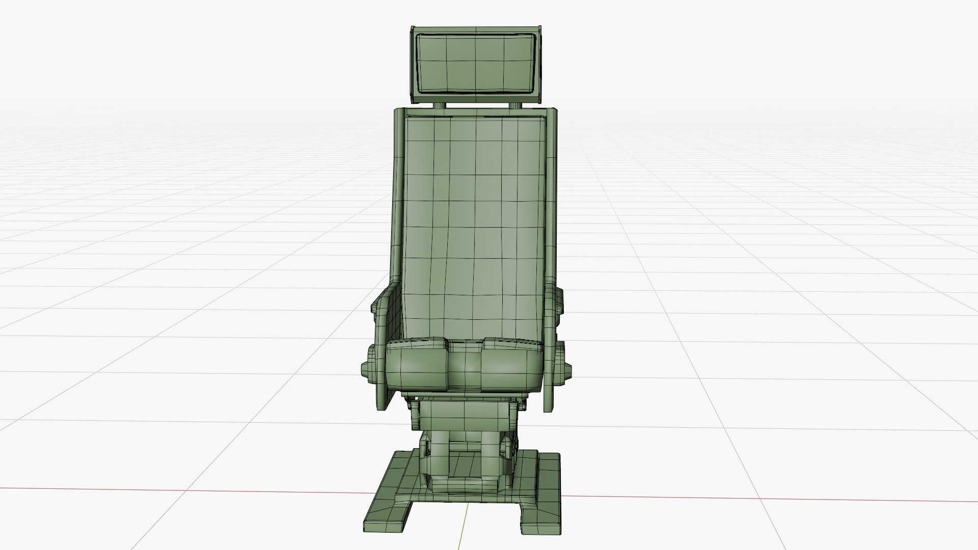 Sci Fi Pilot Chair 3D Model - TurboSquid 2384915