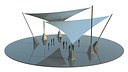 Futuristic Tensile Pavilion 1