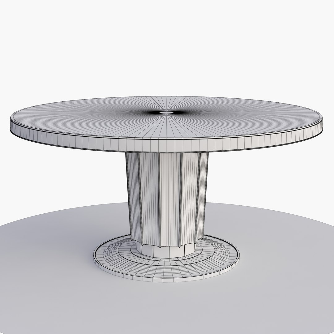 Baker Sutton Dining Table 3d Max