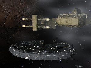 3d model space craft spacecraft