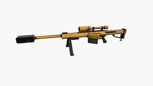 Anti-Drone Sniper Gun J04 - SciFi Jamming Weaponry