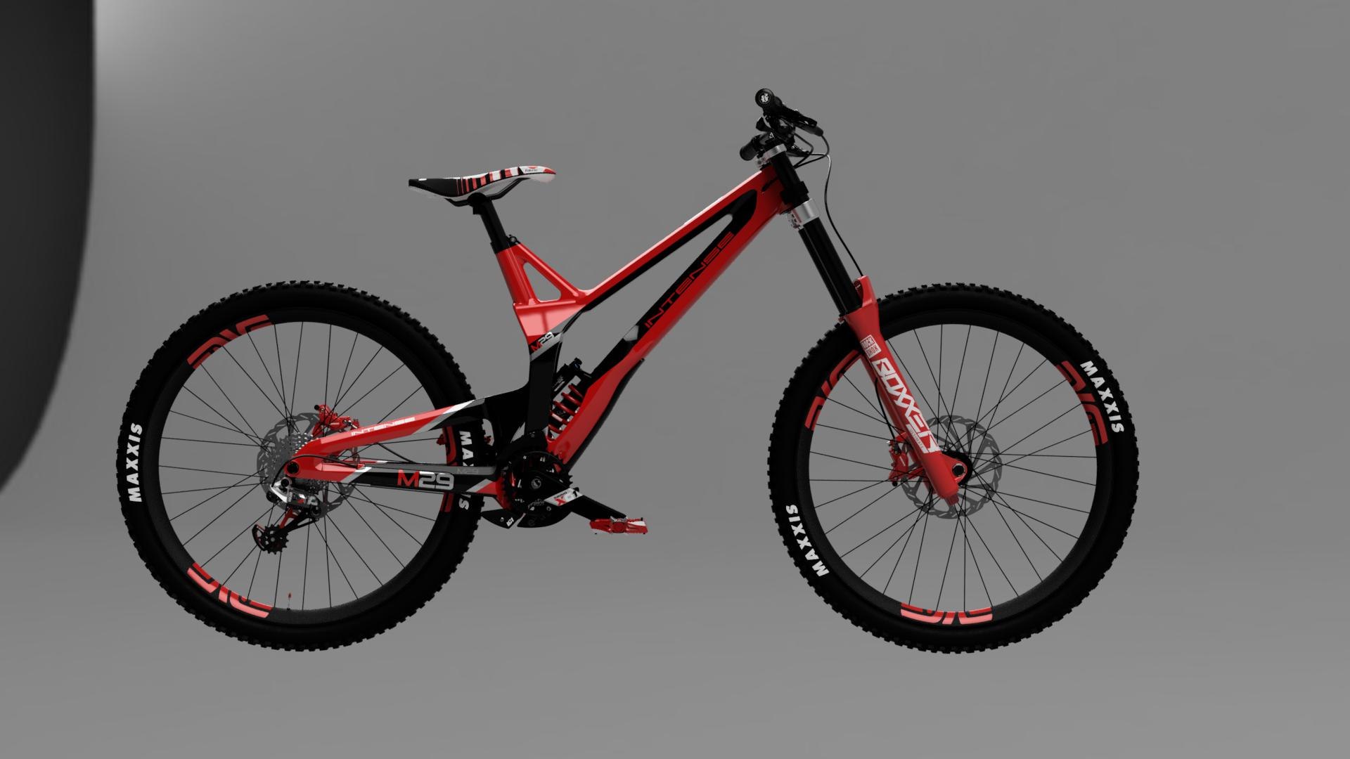 3D Intense M29 Factory Racing Edition DH Bike Model TurboSquid