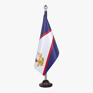 USA States american samoa Flag Stand