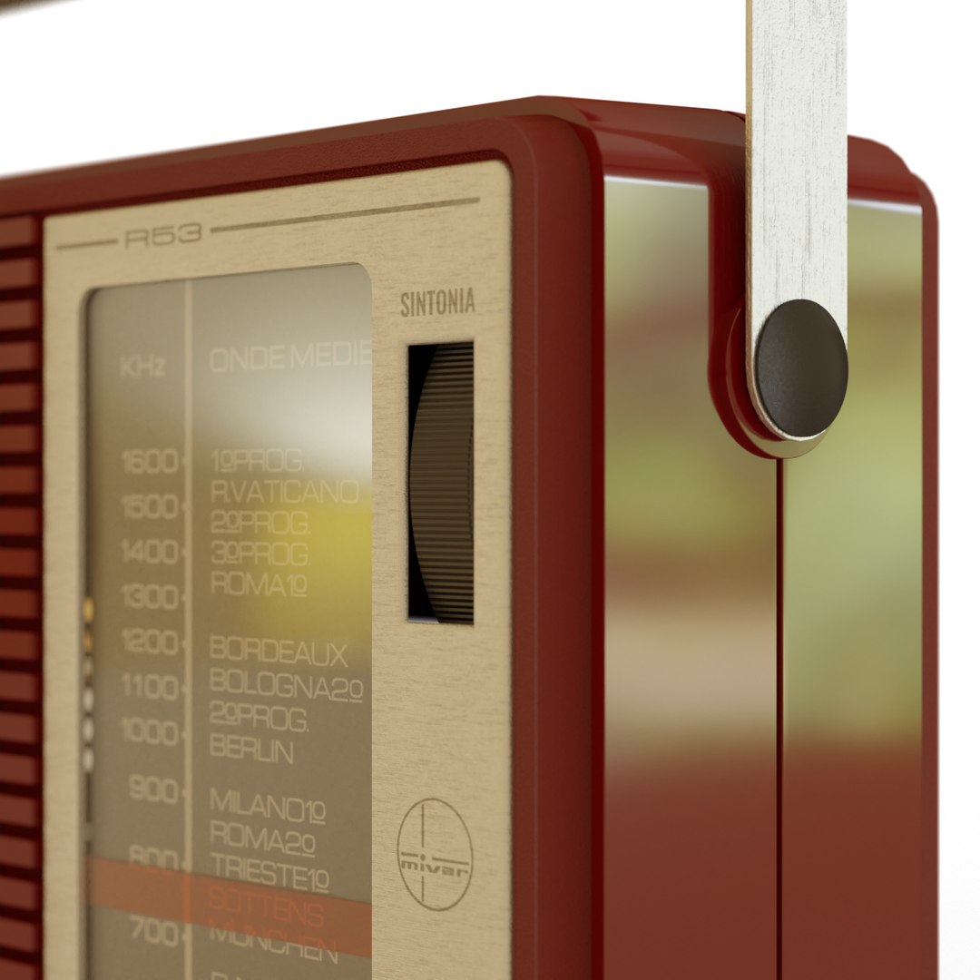 3D mivar r53 radio - TurboSquid 1546823