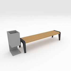 3D Bench Park 41 model