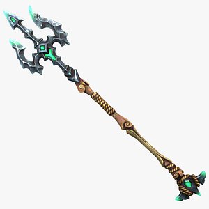 Coastal trident 3D model