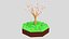 3D almond tree model