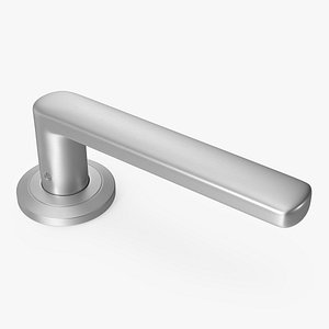 3D Steel Straight Door Handles model