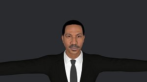 Eddie Murphy Hyper Realistic Full Body Fully Rigged 3D Character
