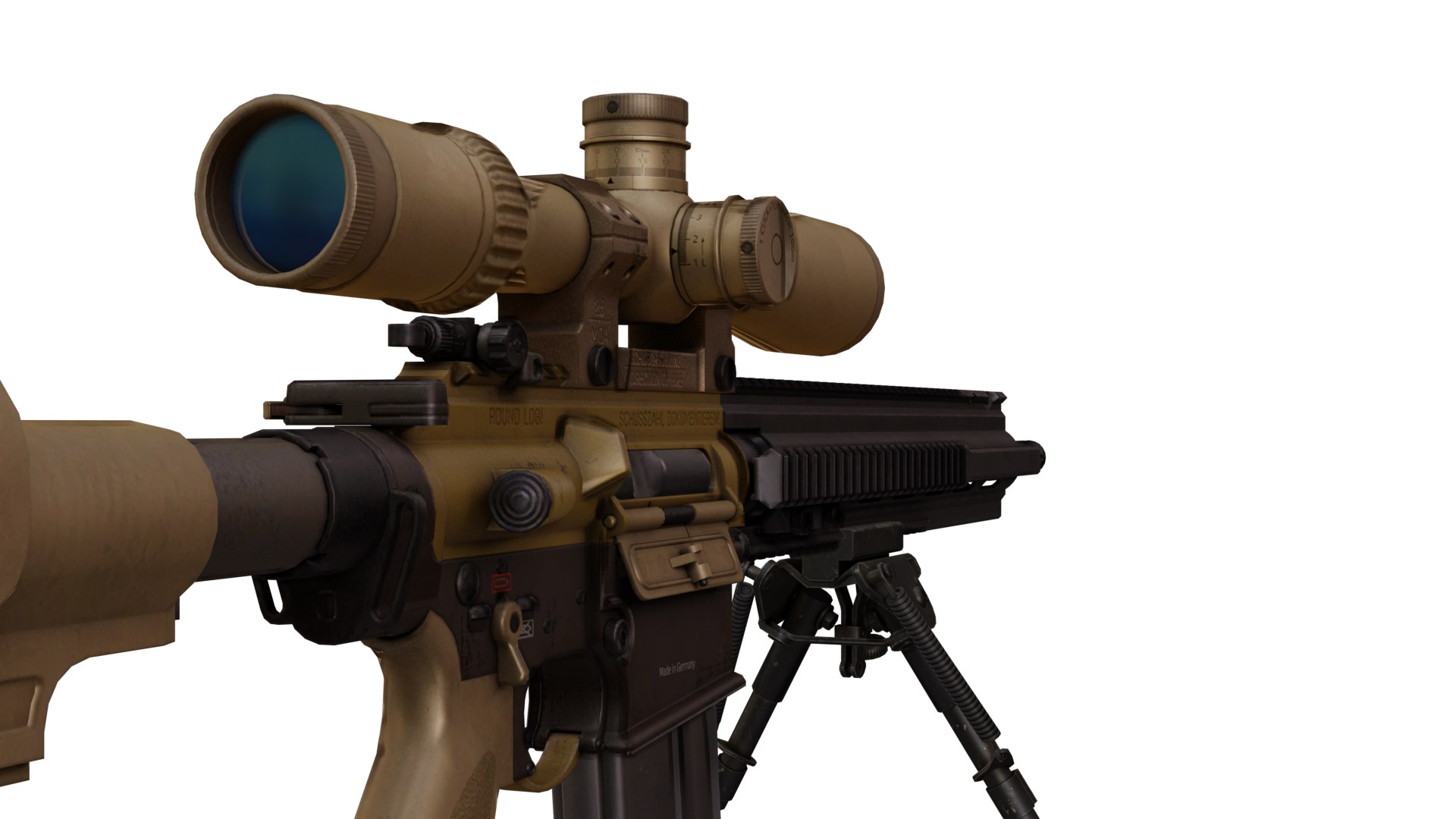 3D G28 Rifle - TurboSquid 2189295