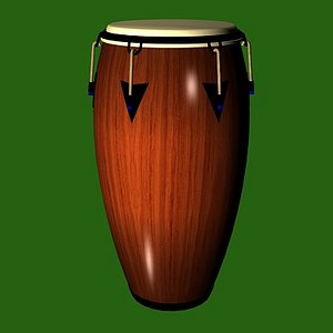 3ds max conga drum