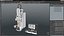 Generic Electron Microscope With Monitor