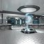 3D sci-fi interior spaceship model