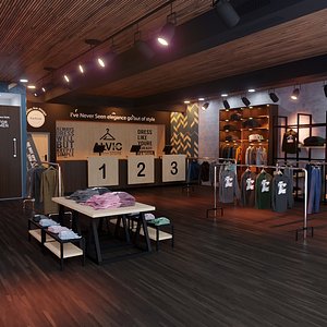 Apparel Clothing Store interior design