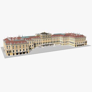 3D schonbrunn palace vienna model