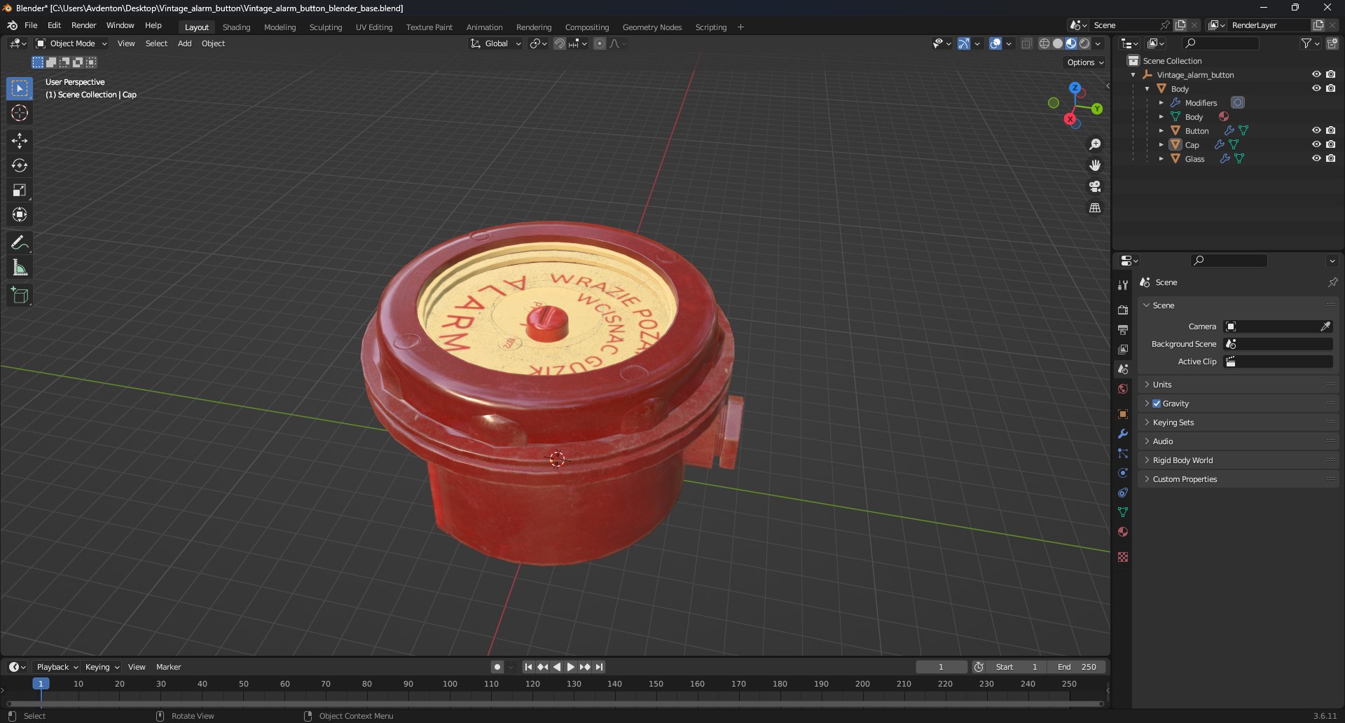 Vintage Alarm Button 3D https://p.turbosquid.com/ts-thumb/L8/zsar3H/oH/vintagealarmbutton3dsmodel020/jpg/1726570755/1920x1080/fit_q87/7aa3a0b51dc052b9e405eda8460d68434930b79b/vintagealarmbutton3dsmodel020.jpg
