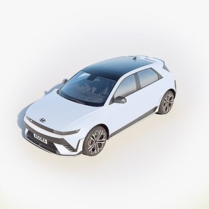 High-Quality Car - Hyundai ioniq 5 3D model