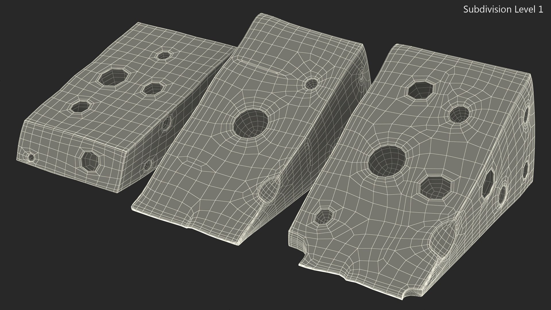 3D Swiss Cheese Blocks Model - TurboSquid 2217908