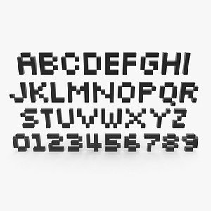 Pixel Font model