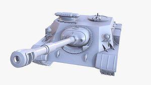 Tank Su-122 3d Model