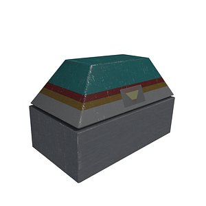 sci-fi container obj