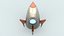 Cartoon Rocket