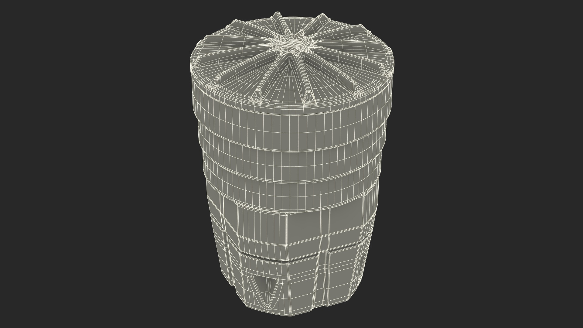 3D Sandy Impact Attenuator Sand Barrel TurboSquid 2220855