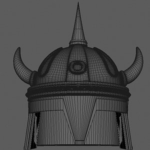 Viking Helmet 3D model