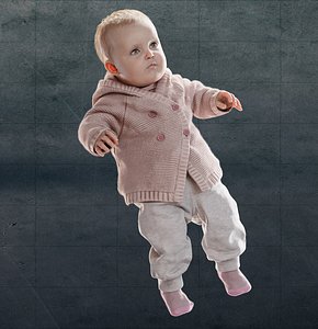 3D Baby Rose model