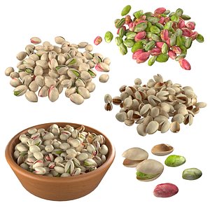 3D Pistachios Nuts collection