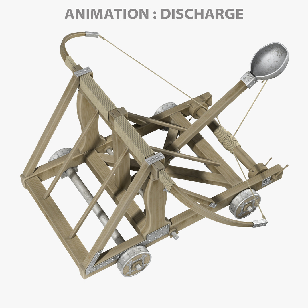 modelo 3d Catapulta - TurboSquid 1159698