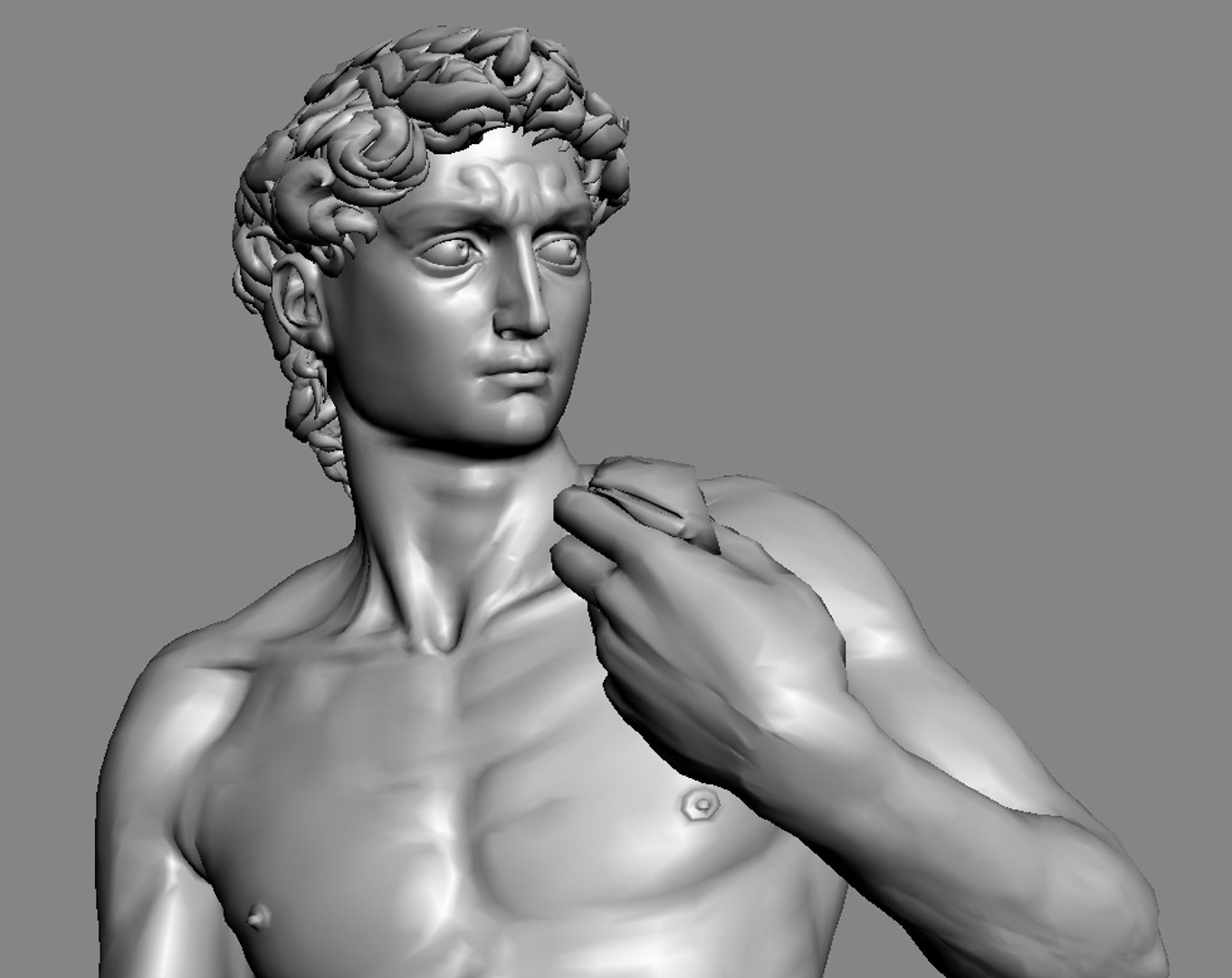 3d Model David Statue Accurate