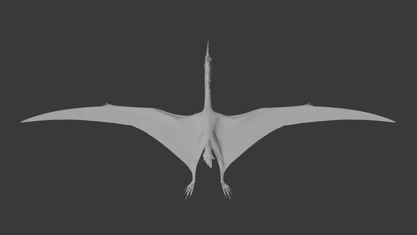 modelo 3d Quetzalcoatlus Basemesh Low Poly - TurboSquid 1995197