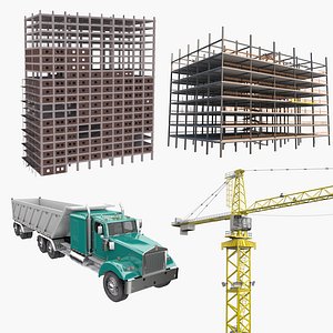 3D model construction-public works construction