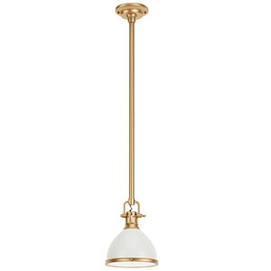 Brass Small Olympus Industrial Pendant 3D