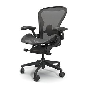 3D Herman Miller Aeron Chair PBR model