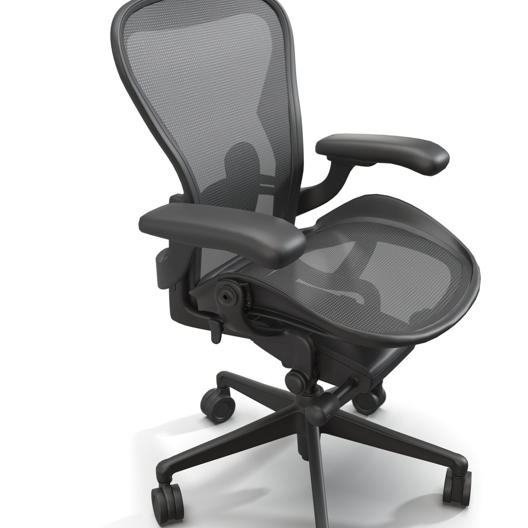 3D Herman Miller Aeron Chair PBR model https://p.turbosquid.com/ts-thumb/L9/W5YVnU/p2/1920_view04/jpg/1711461178/1920x1080/fit_q87/7ad7c4689a47798c28c94db107abec665b97b0aa/1920_view04.jpg