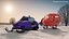 Snowmobile with Snowcruiser Expedition Passenger Sled