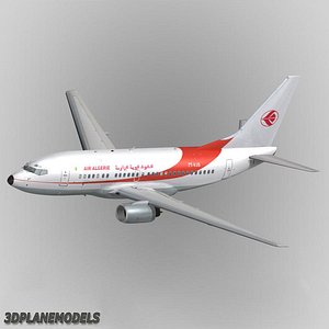 3d model b737-600 air algerie