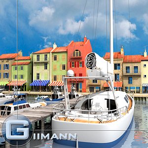 3ds max seaside port