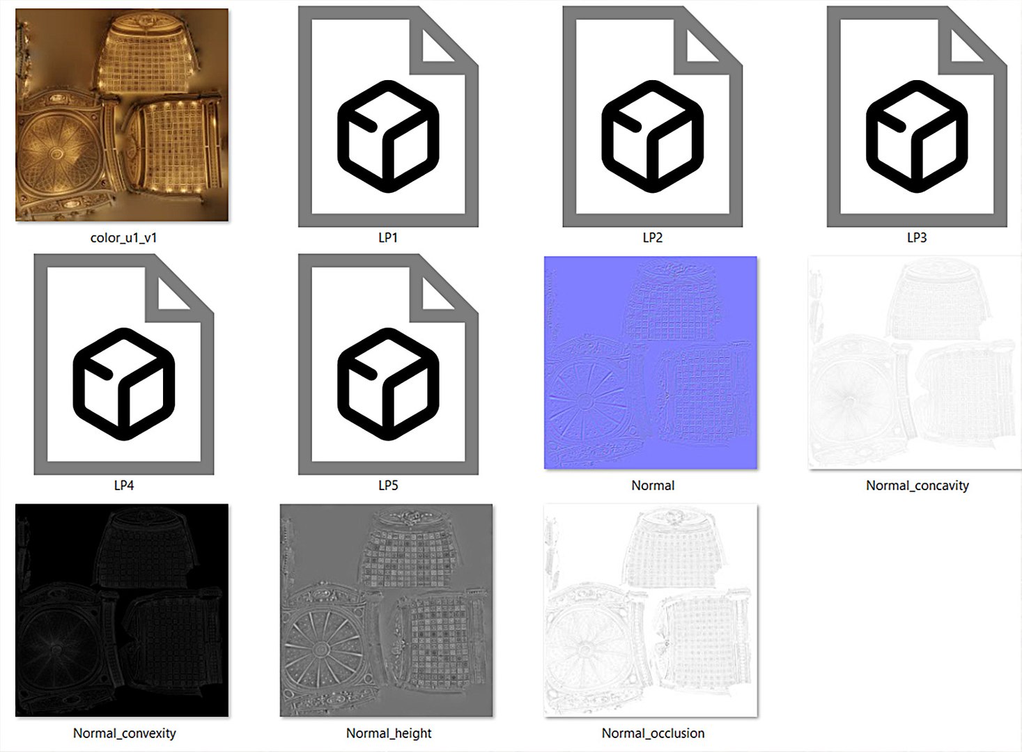 3D Model Cathedral Ceiling - TurboSquid 2325815