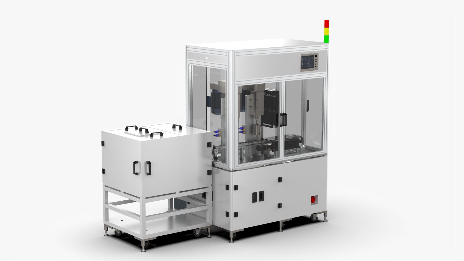 Fully Automatic Drilling And Tapping Machine 3D Model - TurboSquid 2015625