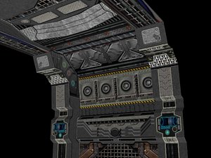 3ds max scifi room