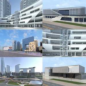3D Modern Building Collection 20