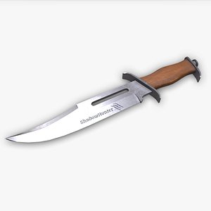 Hunting Knife Low-poly PBR