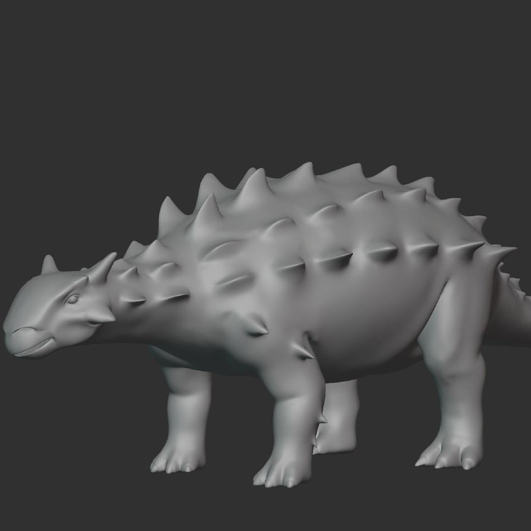 Saichania Basemesh Low Poly 3D 모델 - TurboSquid 1995200