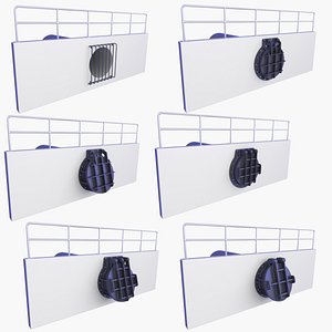 3D Concrete Storm Drain Pipes v19