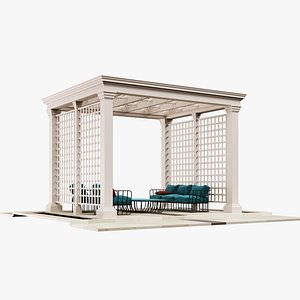 3D Pergola 5 model