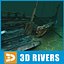 Bateau coulé par 3DRivers